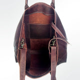 American Darling Women's Tote Bag Western Full Grain Genuine Leather Handbag