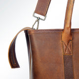 American Darling Women's Tote Bag Western Full Grain Genuine Leather Handbag