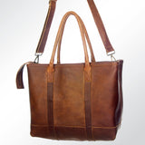 American Darling Women's Tote Bag Western Full Grain Genuine Leather Handbag