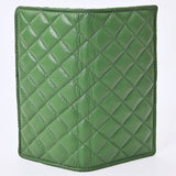 NEVER MIND Quilted Leather Continental Bifold Wallet Organizer