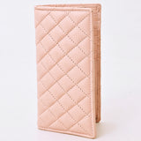 NEVER MIND Quilted Leather Continental Bifold Wallet Organizer – by Hilason – Cowboy and equestrian accessories