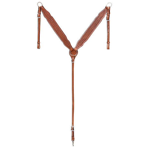 COMFYTACK Western Leather Horse Breast Collar Tan - Uhorse