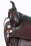 HILASON Western Horse Saddle American Leather Flex Tree Trail & Pleasure Brown