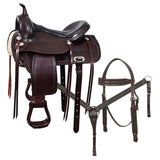 18" HILASON W. H. Saddle American Leather Flex Tree Trail & Pleasure – by Hilason – Cowboy and equestrian accessories