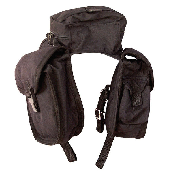 CASHEL Small Brown 600 Denier (600D) Nylon English Front Pommel Saddle by Hilason – Cowboy and equestrian accessories