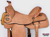 Hilason W. H. Saddle American Leather Ranch Roping Cowboy – Hilason