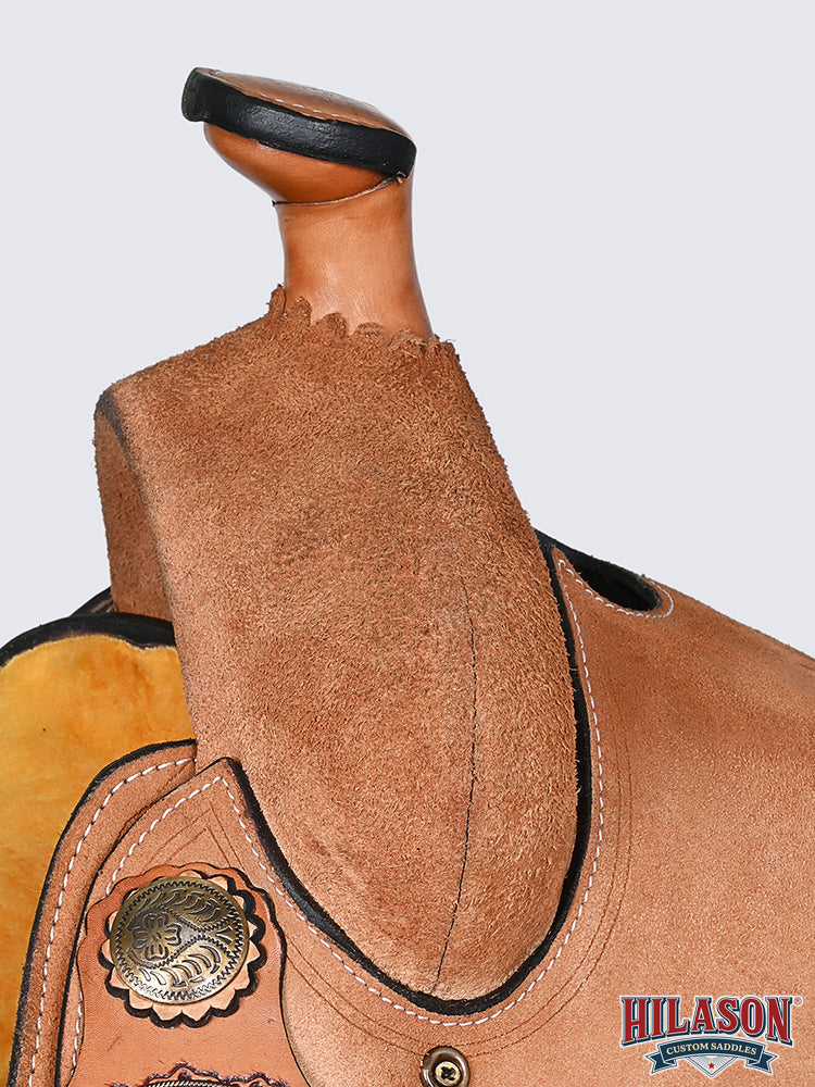 Hilason Western Horse Saddle American Leather Ranch Roping Cowboy