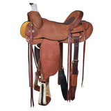 Hilason Western Horse Saddle American Leather Ranch Roping Cowboy - Uhorse