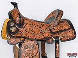Hilason Western Horse Saddle American Leather Ranch Roping Cowboy