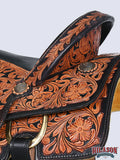 Hilason Western Horse Saddle American Leather Ranch Roping Cowboy
