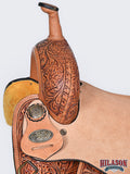 Hilason Western Horse Barrel Racing Trail American Leather Saddle Tack Tan