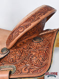 Hilason Western Horse Barrel Racing Trail American Leather Saddle Tack Tan