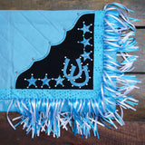 Turquoise Hilason Western Show Barrel Racing Rodeo Horse Saddle Blanket Pad