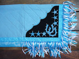 Turquoise Hilason Western Show Barrel Racing Rodeo Horse Saddle Blanket Pad