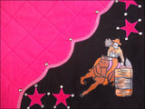 Sb107-A Hilason Handpaint Western Show Barrel Racing Saddle Blanket Pad Pink