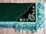 Csb108 Hilason Western Show Barrel Racing Rodeo Saddle Blanket Pad Green