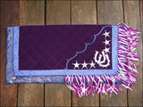 Csb103 Hilason Western Show Barrel Racing Rodeo Saddle Blanket Pad Purple