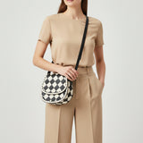American Darling Western Cross body Bag Buck stitched Genuine Full Grain Leather Handcrafted Small Shoulder Bag
