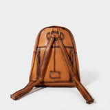 Pecan Rodeo Genuine Hair-on Leather Backpack Travel Rucksack | Houston Livestock Show and Rodeo