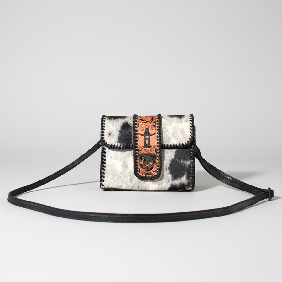 American Darling Western Leather Crossbody Bag Hair-On Cowhide Leather
