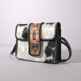 American Darling Western Leather Crossbody Bag Hair-On Cowhide Leather