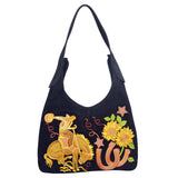 American Darling Western Embroidered Leather Hobo Shoulder Bag