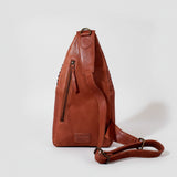 Magnolia Rodeo Genuine Leather Black Embroidered Sling Bag | Houston Livestock Show and Rodeo