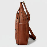 Magnolia Rodeo Genuine Leather Black Embroidered Sling Bag | Houston Livestock Show and Rodeo