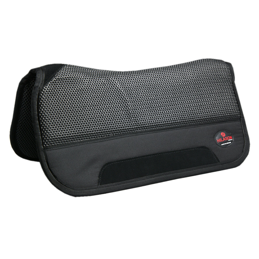 32" X 32" Hilason Air Flow Shock Absorbing Western Contoured Saddle Pad - Uhorse