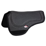 Black and gray mesh saddle pad with black binding - Uhorse