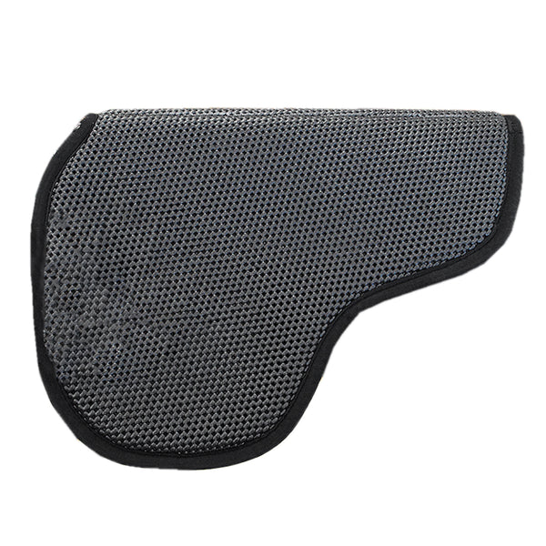 Gray mesh saddle pad with black trim - Uhorse