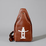 Magnolia Rodeo Genuine Leather Sling Bag | Houston Livestock Show and Rodeo