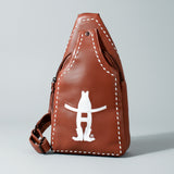 Magnolia Rodeo Genuine Leather Sling Bag | Houston Livestock Show and Rodeo