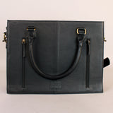 Laurel Sunset Rodeo Handtooled and Grain Leather Tote Bag | Houston Livestock Show & Rodeo