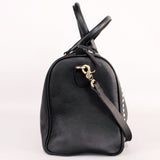 Laurel Midnight Rodeo Black Grain Leather Duffel Bag | Houston Livestock Show & Rodeo