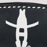 Laurel Midnight Rodeo Black Grain Leather Crossbody Bag | Houston Livestock Show & Rodeo