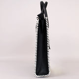 Laurel Midnight Rodeo Black Genuine Leather Tote Bag | Houston Livestock Show & Rodeo