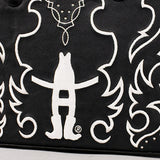 Laurel Midnight Rodeo Black Genuine Leather Tote Bag | Houston Livestock Show & Rodeo