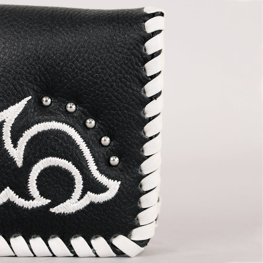 Laurel Midnight Rodeo Black Genuine Leather Wallet | Houston Livestock Show & Rodeo