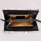 Laurel Midnight Rodeo Black Genuine Leather Wallet | Houston Livestock Show & Rodeo