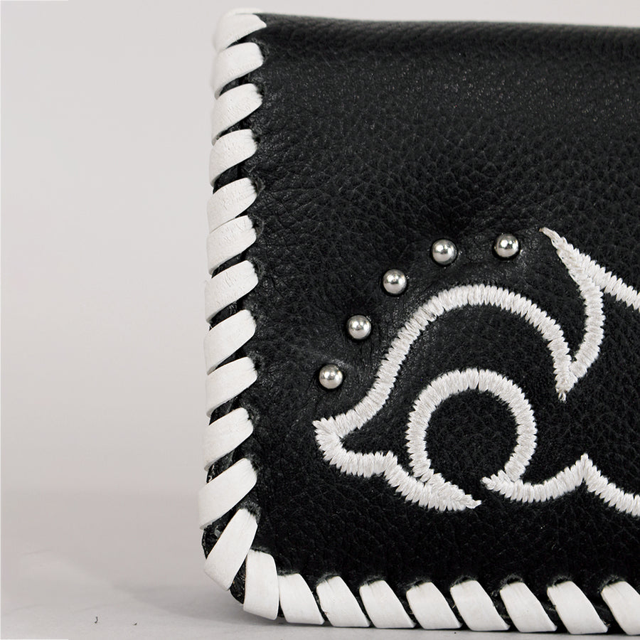 Laurel Midnight Rodeo Black Genuine Leather Wallet | Houston Livestock Show & Rodeo