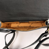 Laurel Midnight Rodeo Black Bootstitch Grain Leather Crossbody Bag | Houston Livestock Show & Rodeo