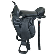 Horse English Treeless Saddle Hilason Endurance Trail Pleasure Leather