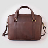 Legacy Rodeo Genuine Leather Hand Tooled Laptop Bag Briefcase | Houston Livestock Show and Rodeo