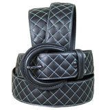 CLASSIC QUILTED BELT by Hilason – Cowboy and equestrian accessories