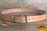 46 In Hilason Full Grain Western Leather Mens Womens Belt Tan