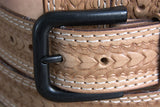 HILASON Western Genuine Leather Belt for Handmade Unisex Heavy Duty Belt