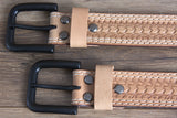 HILASON Western Genuine Leather Belt for Handmade Unisex Heavy Duty Belt