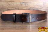 28 In Hilason Full Grain Western Leather Mens Womens Belt Dark Brown