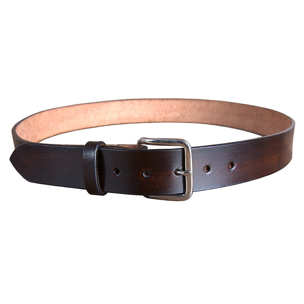 28 In Hilason Full Grain Western Leather men's women's Belt Dark Brown - Uhorse
